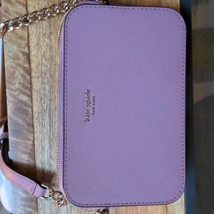 Kate Spade small pink wallet phone crossbody shoulder bag